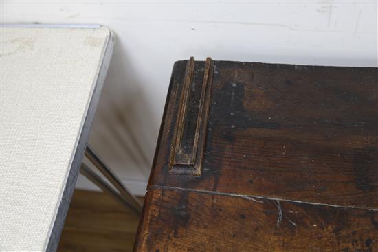 An 18th century oak dresser, W.5ft 1in. H.6ft 5in.